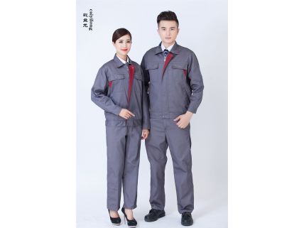 滌棉厚紗卡工作服